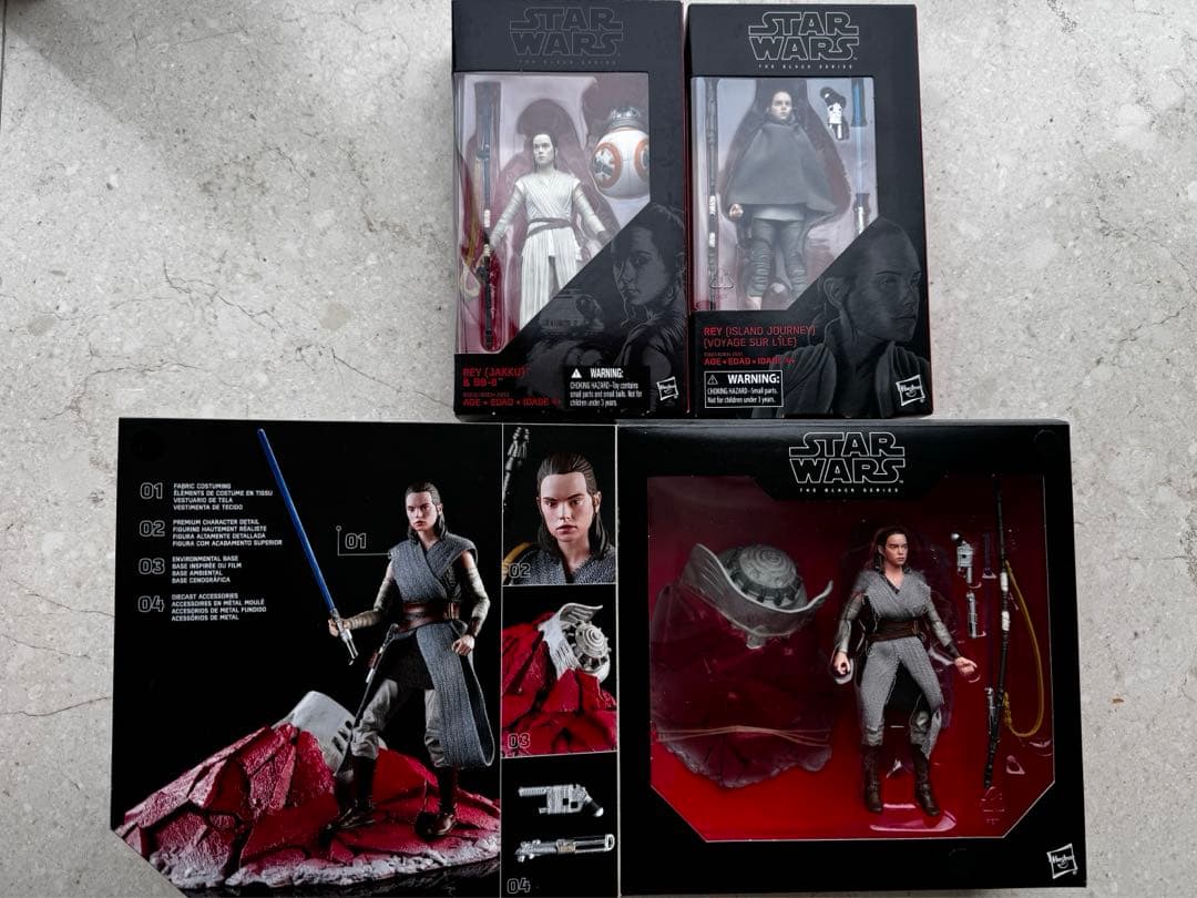 Starwars Black Series Rey セット