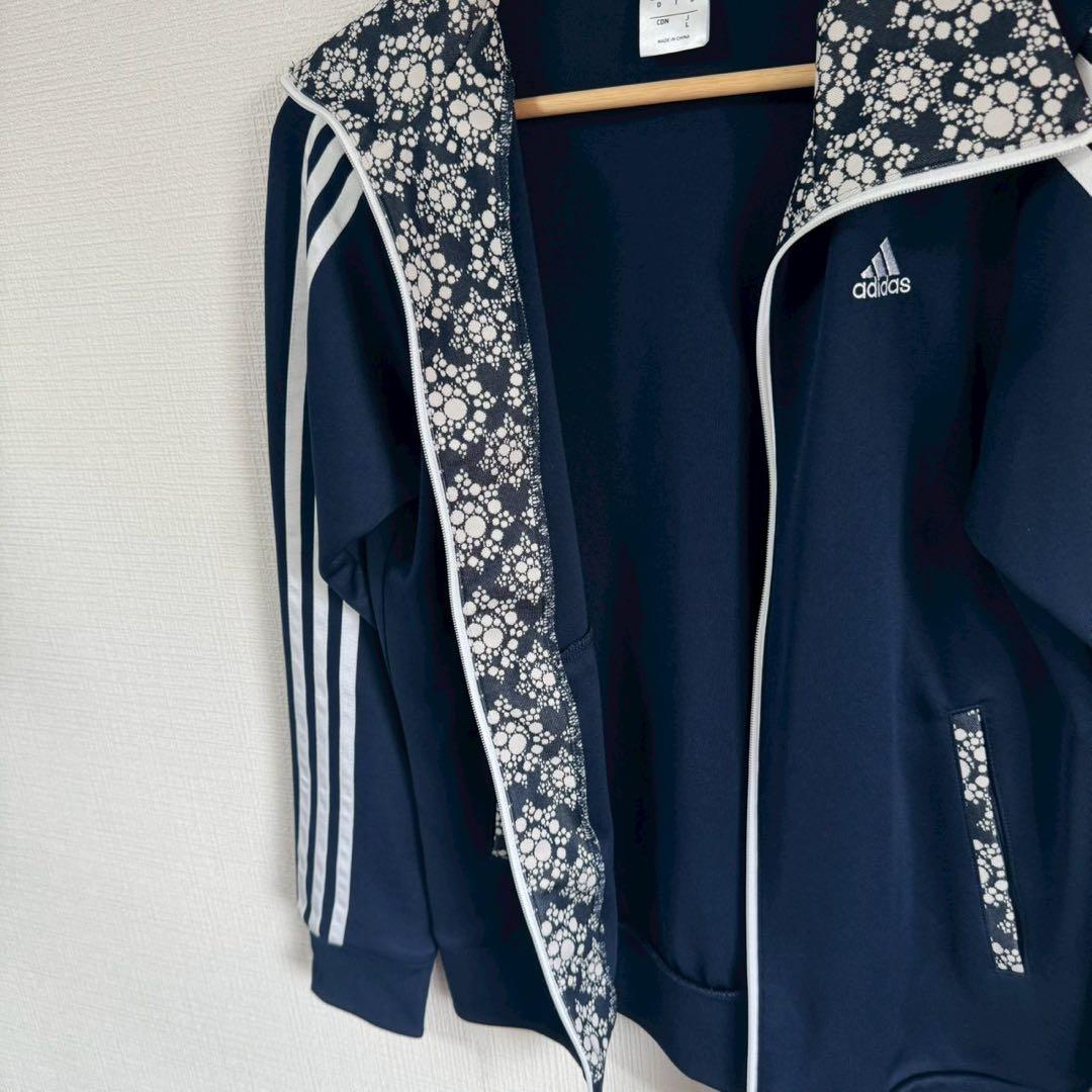 【 希少 】adidas トラックジャケット 花柄 上下 セットアップ