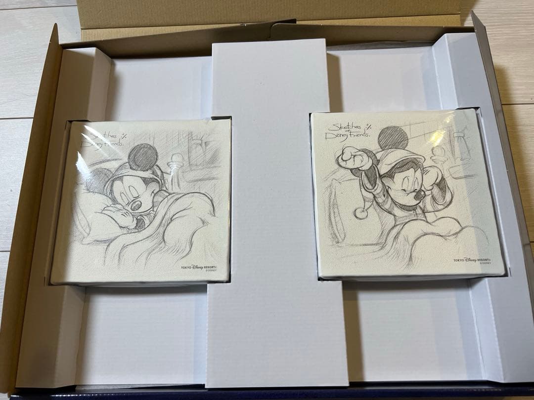 絵画 Sketches of Disney Friends