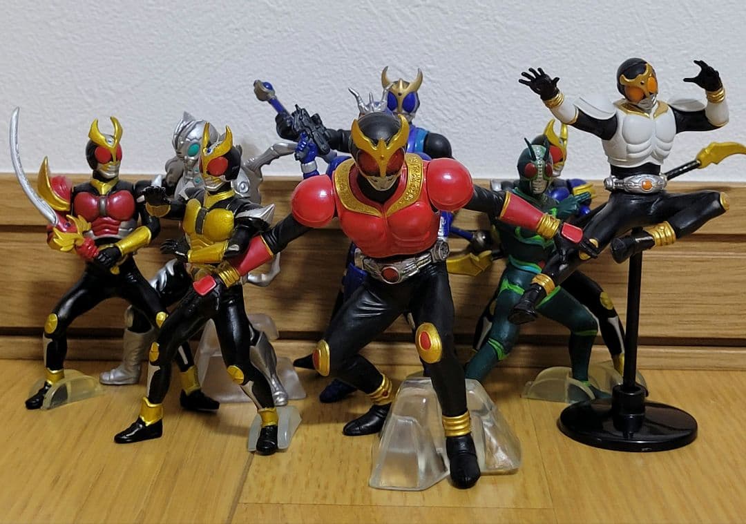 ガチャポンHG 仮面ライダークウガ&仮面ライダーアギト フィギュア9個セット