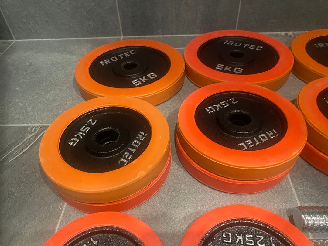【静岡市周辺引取限定】IROTEC ダンベルセット 50kg