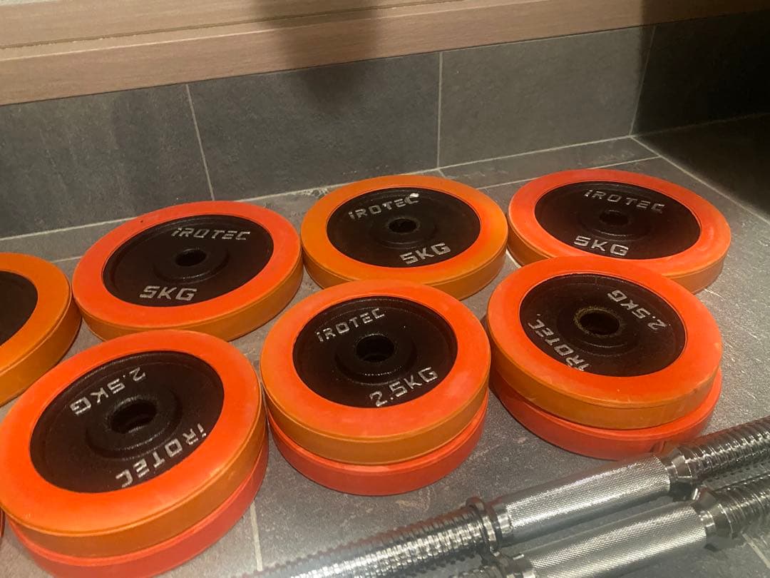 【静岡市周辺引取限定】IROTEC ダンベルセット 50kg