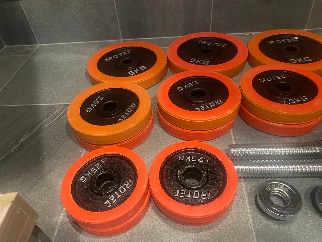 【静岡市周辺引取限定】IROTEC ダンベルセット 50kg