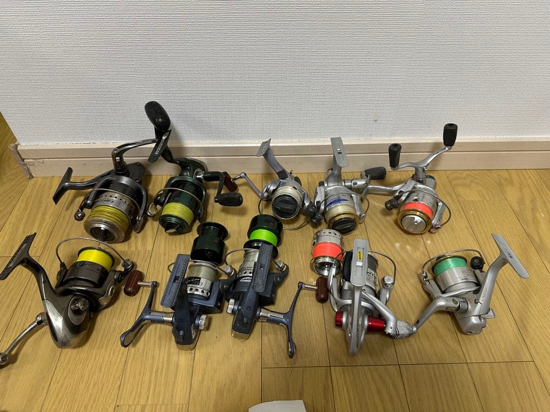 スピニングリール 10個セット