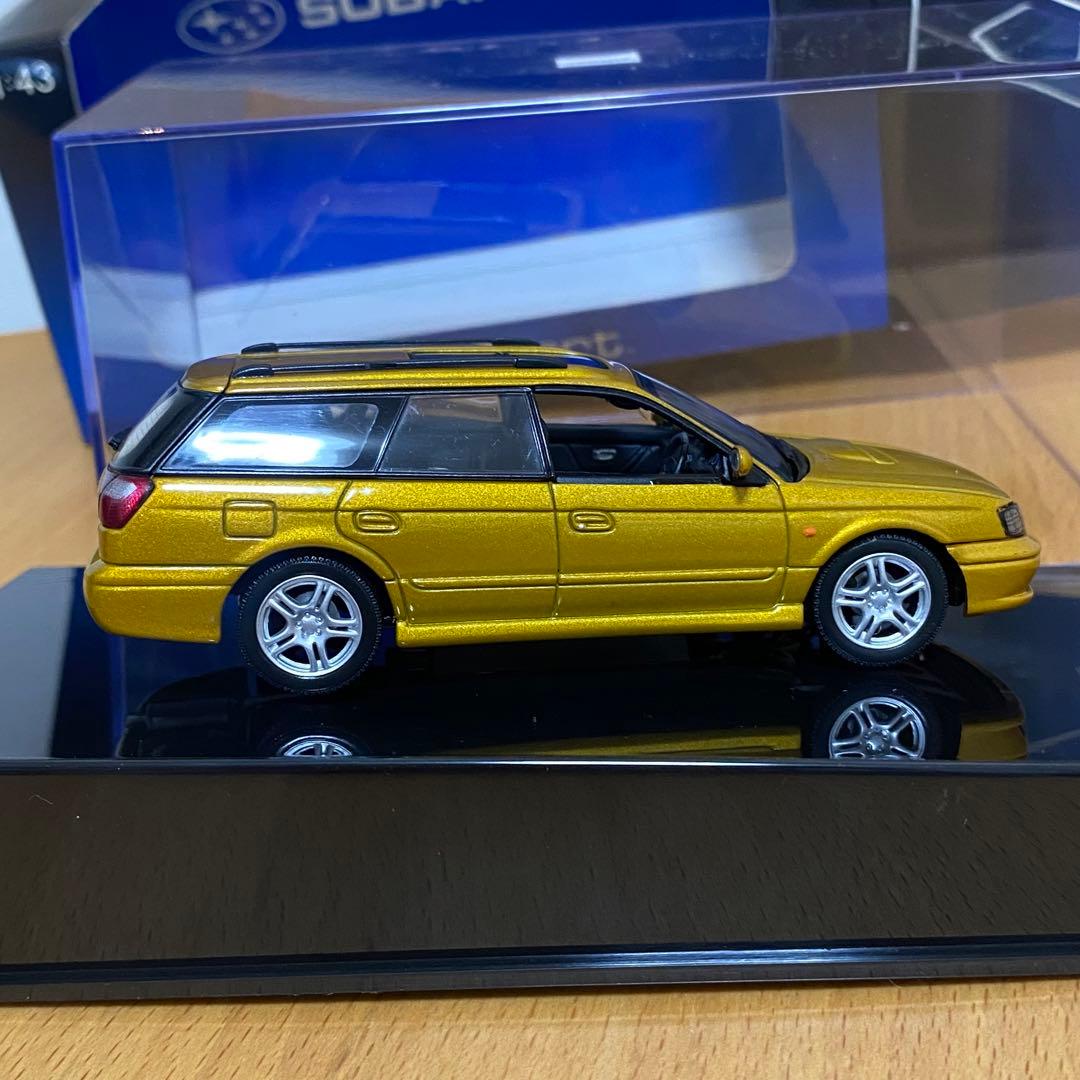 AUTOART 1/43 レガシィBH ツーリングワゴン　GTB 99 ゴールド