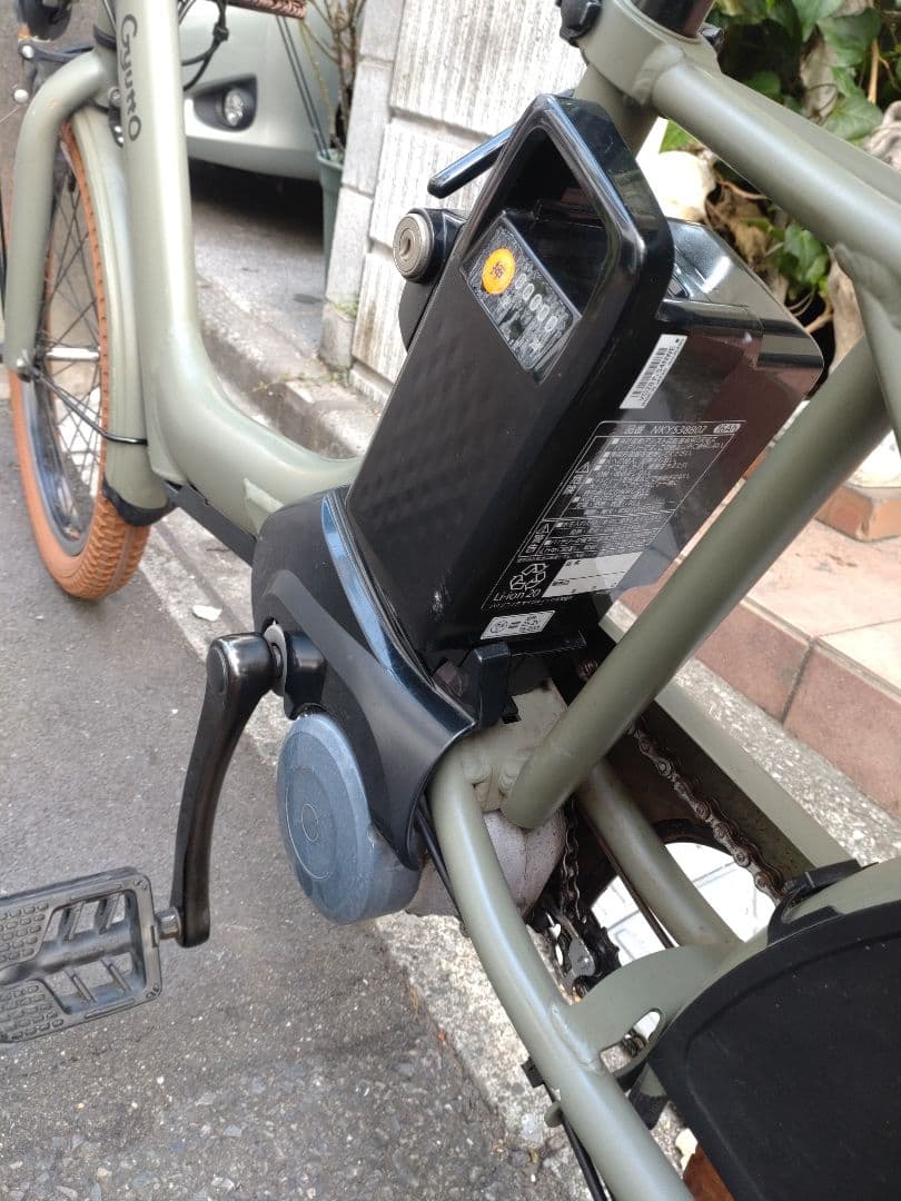 配送可★直接引渡可【ギュットアニーズラクイック自動解錠】電動アシスト自転車３人乗