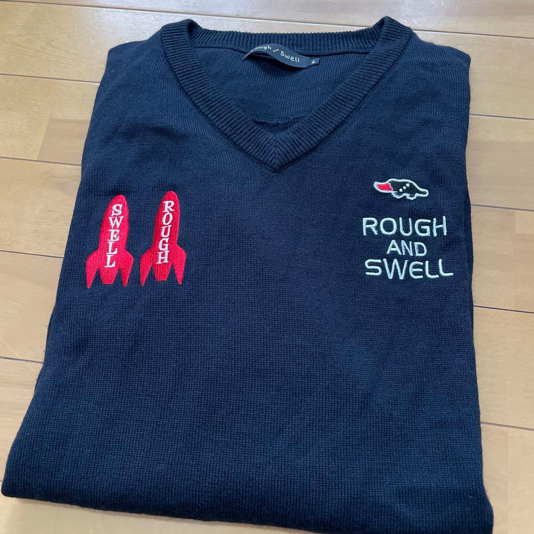 【Trout様 】rough & swell Vネックセーター L