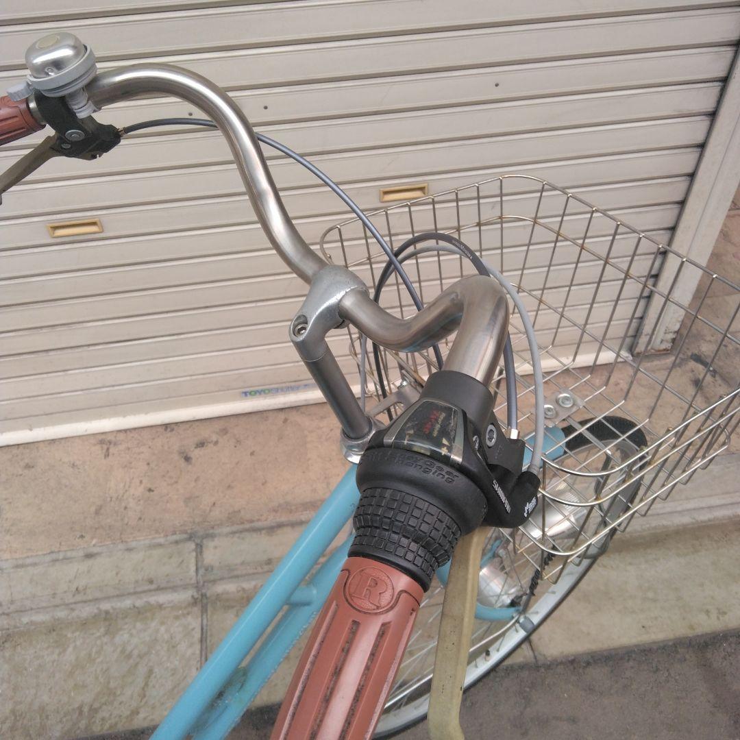 引取限定　大人用26インチ6段変速,オートライト付自転車