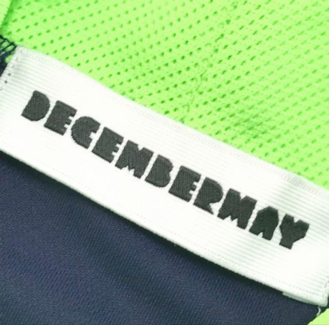 DECEMBERMAY ディセンバーメイハイネック 半袖TシャツネイビーサイズS