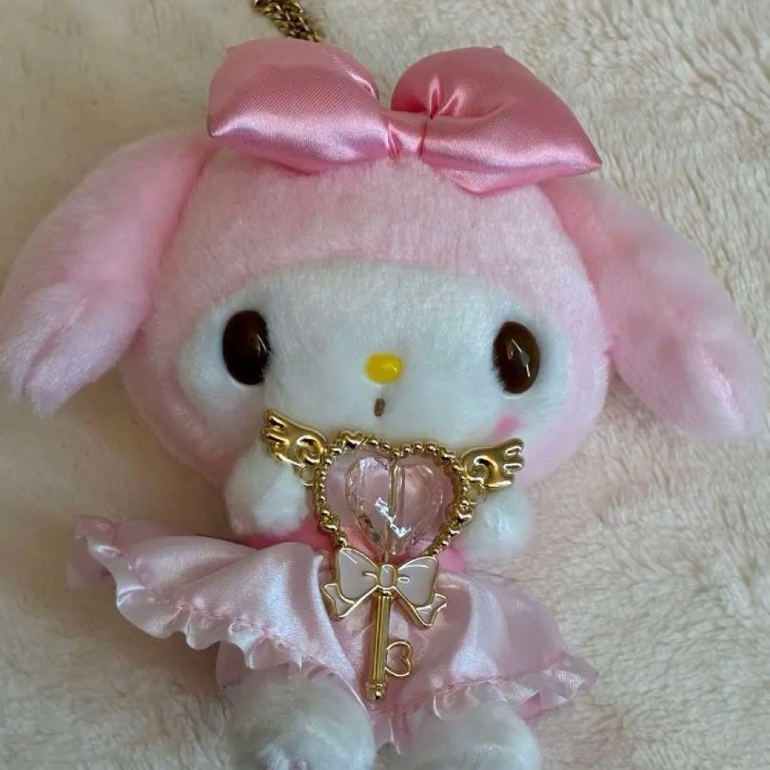 サンリオ バッグチャーム マイメロディ ステッキ キーホルダー ぬいぐるみ レア
