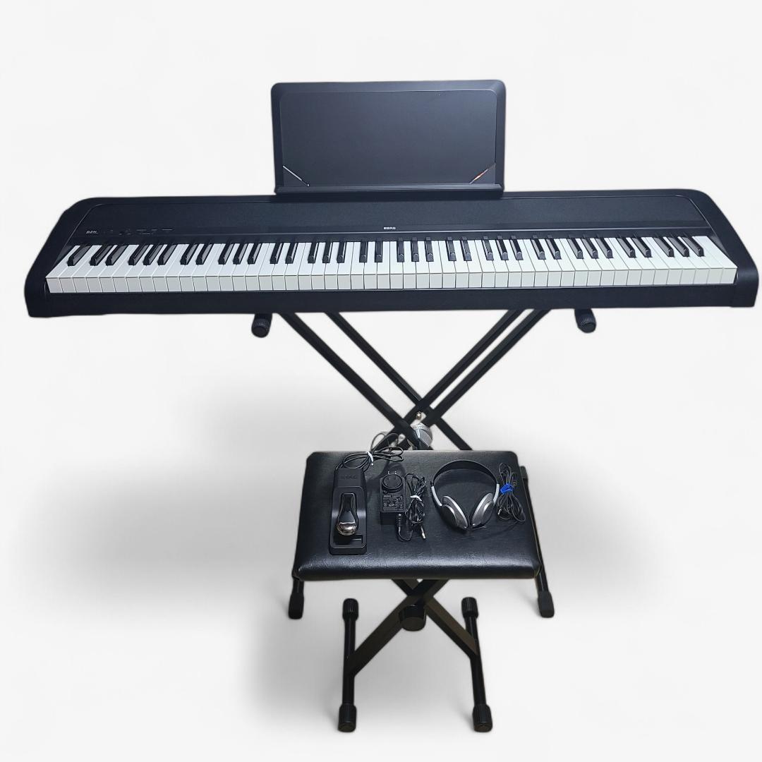 【美品・付属品多数】KORG B2N 電子ピアノ 88鍵 軽量スリムモデル