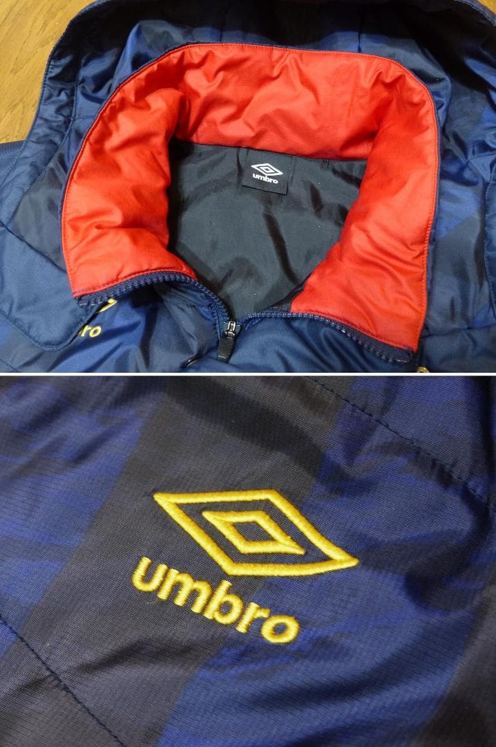 送料込 美品★UMBRO UCA1640 ベンチコート M(170㎝/M-L)