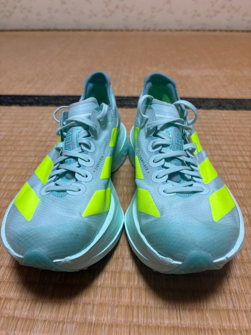 ま*ん様 【極美品・低走行距離】adidas ADIOS PRO 4 24.5c
