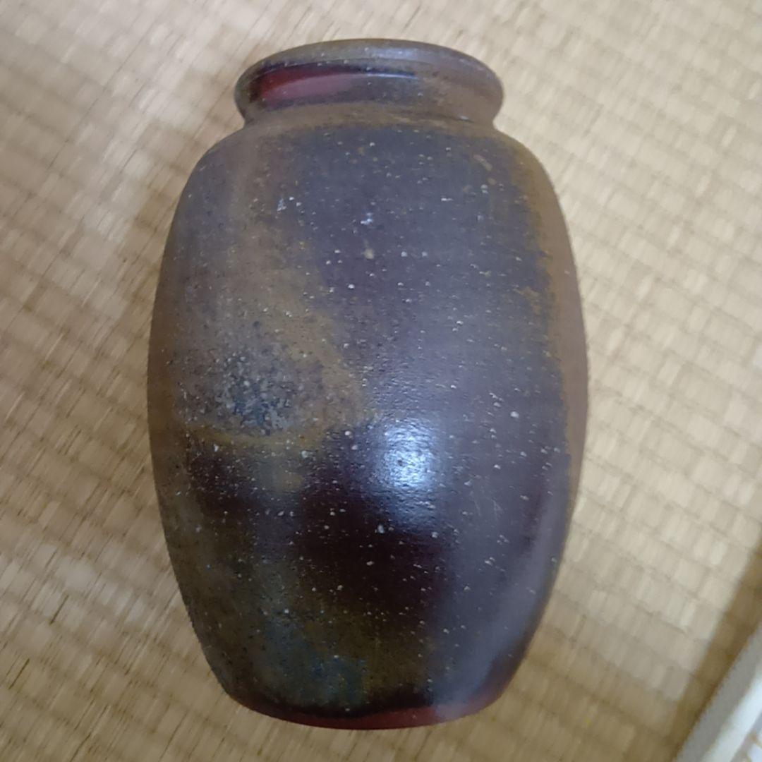 骨董品　備前焼　陶器製　花瓶　花器　陶器　花入　インテリア　極美品　古美術