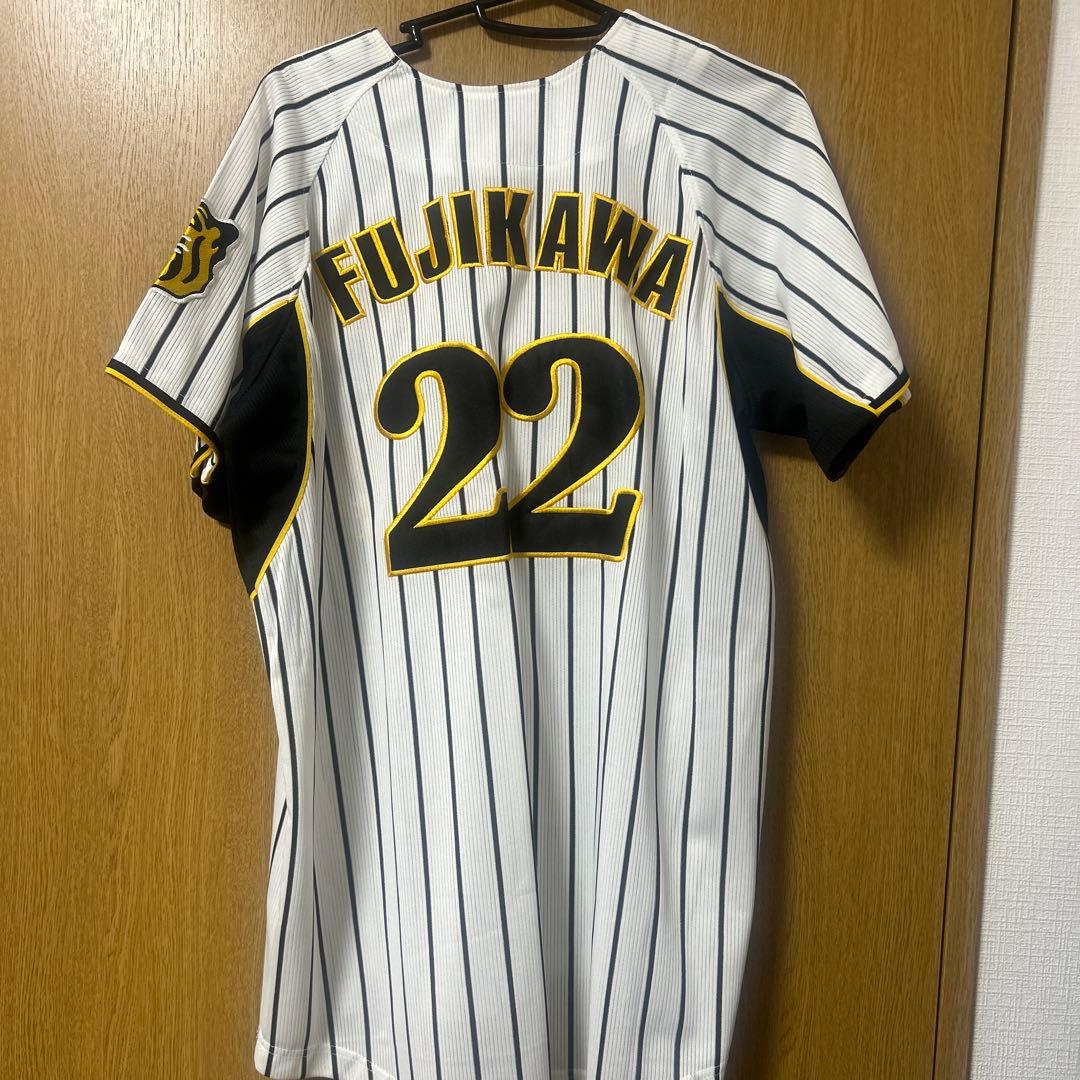 は*ー様 美品 藤川球児 阪神タイガース レプリカユニフォーム LLサイズ