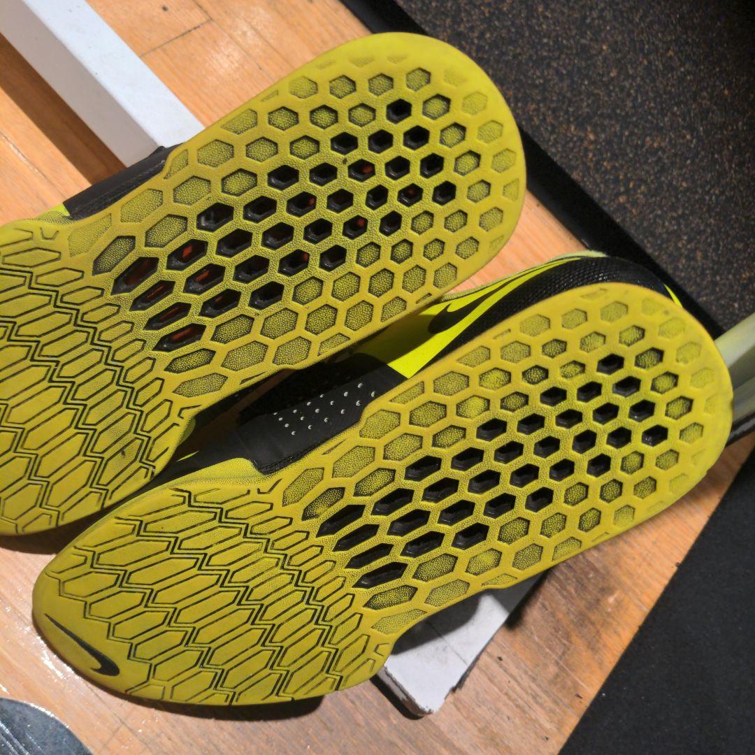 Nike ロマレオス3 パワーリフティングシューズ イエロー ベルクロ　27cm