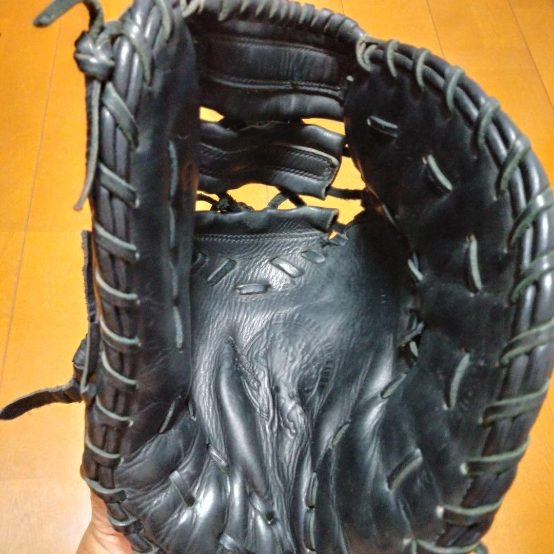 手入れ済　SSK ファーストミット 黒　エスエスケー