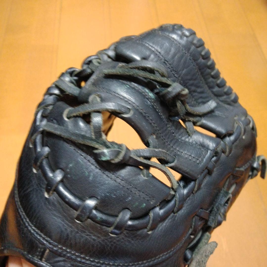 手入れ済　SSK ファーストミット 黒　エスエスケー