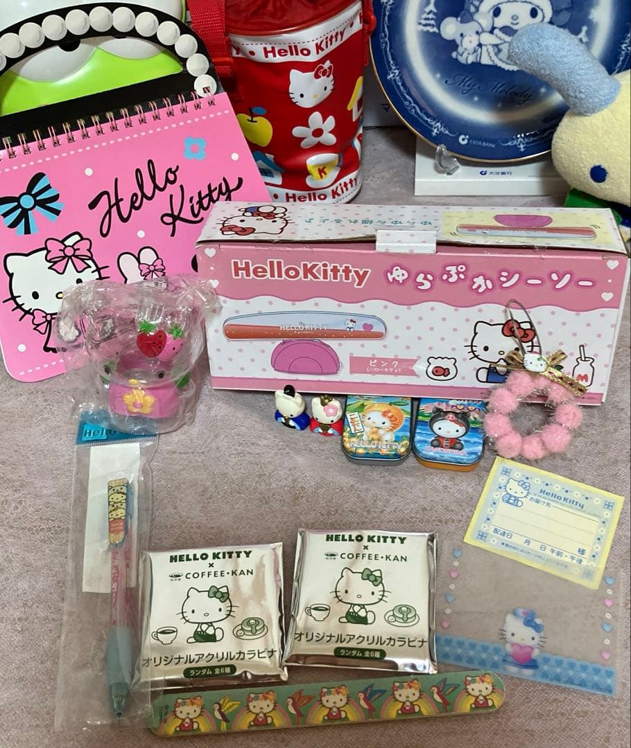 サンリオまとめ売り　レトロキティ　ウサハナぬいぐるみ2005年　マイメロ