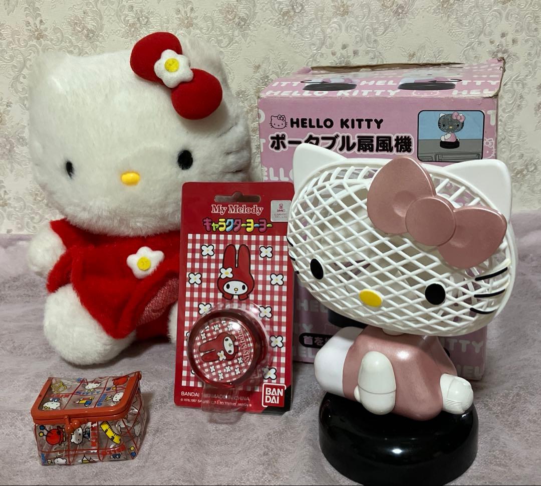 サンリオまとめ売り　レトロキティ　ウサハナぬいぐるみ2005年　マイメロ