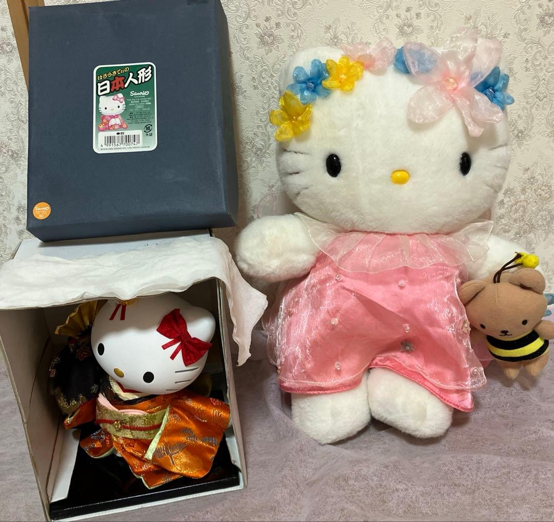 サンリオまとめ売り　レトロキティ　ウサハナぬいぐるみ2005年　マイメロ