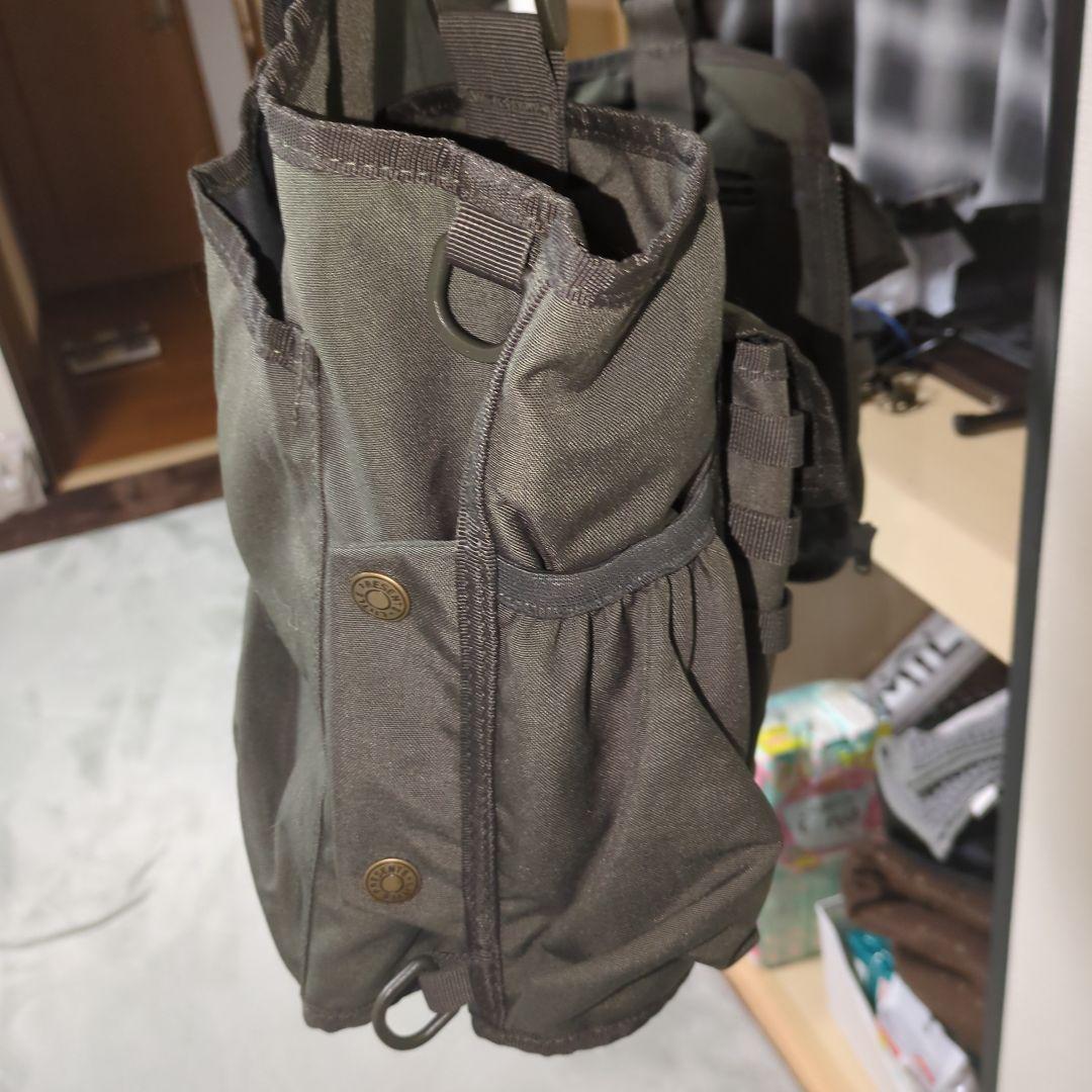 LITTLE PRESENTS フィッシングベスト オリーブグレー