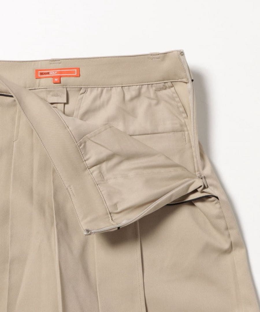 BEAMS GOLF ビームスゴルフ　プリーツ ラップキュロット　 S ベージュ