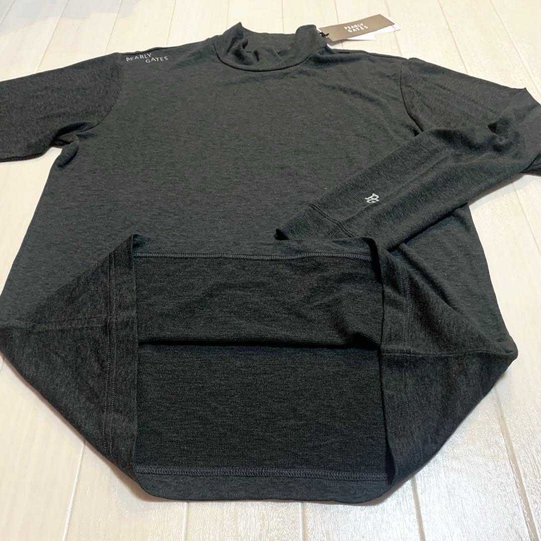 新品■20,900円【パーリーゲイツ 】6/LL メンズ　長袖モックネックシャツ