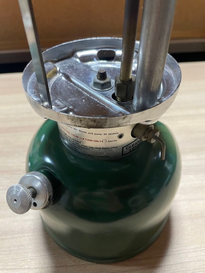 動作未確認　Coleman 200A700 グリーンガスランタン