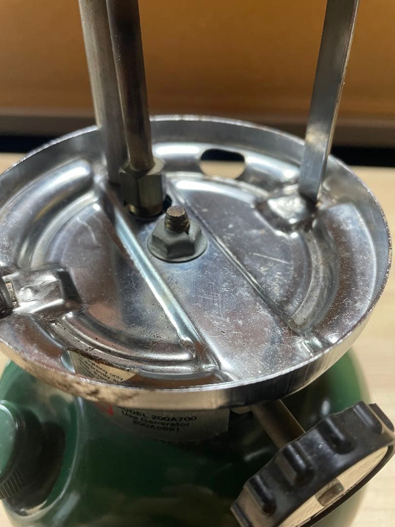 動作未確認　Coleman 200A700 グリーンガスランタン