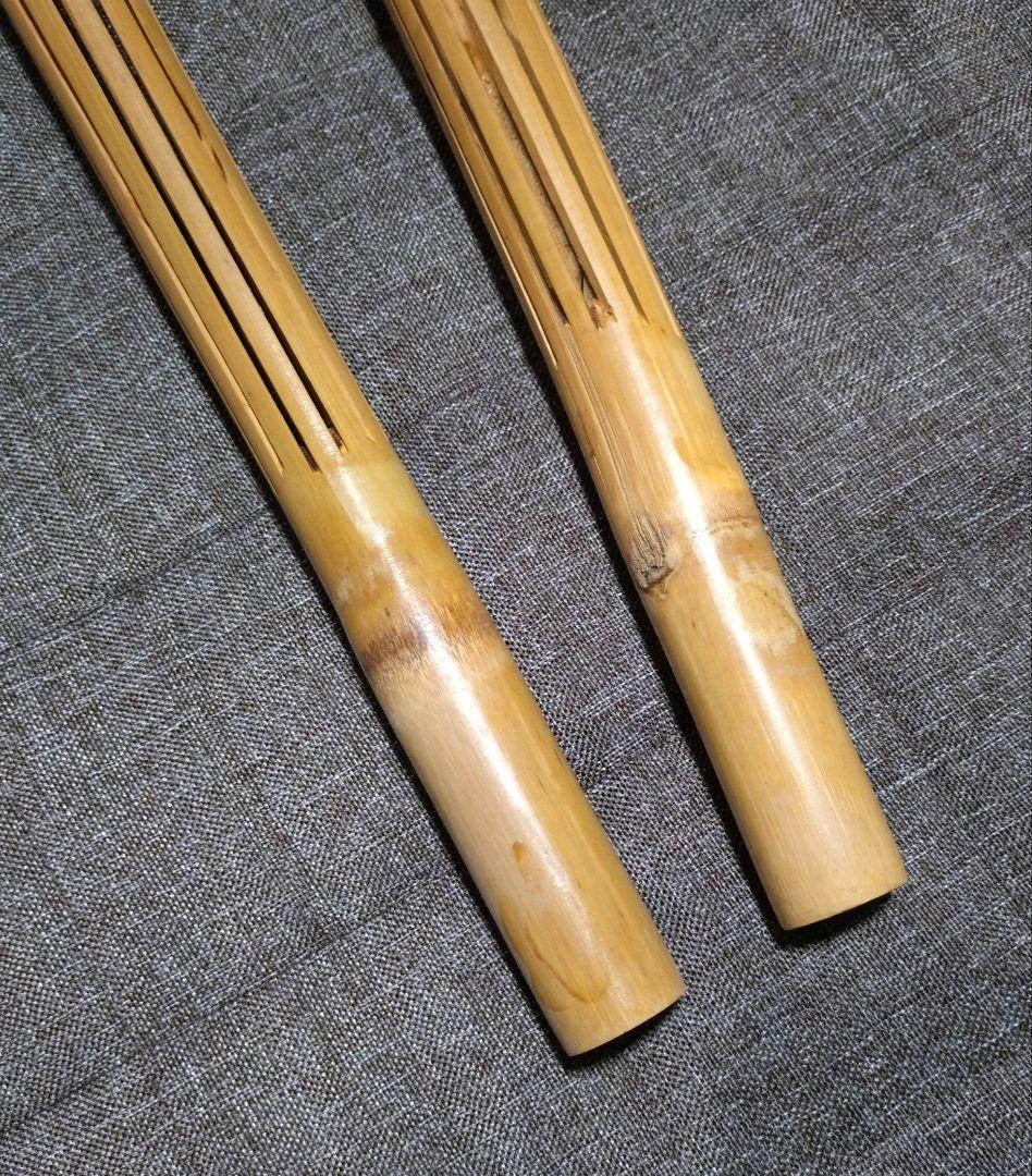 フラダンス用竹製スティック2本セット