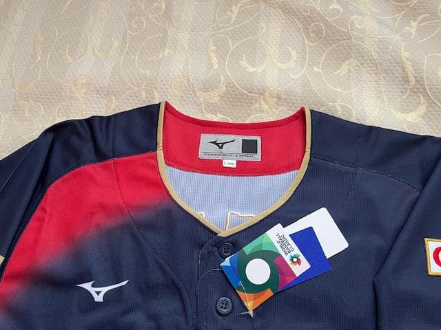 大谷翔平16WBC2026侍ジャパンレプリカロードジャージパッチ付限定品L