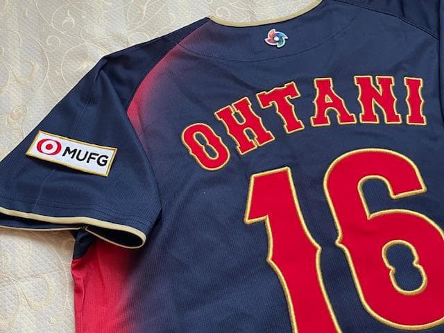 大谷翔平16WBC2026侍ジャパンレプリカロードジャージパッチ付限定品L