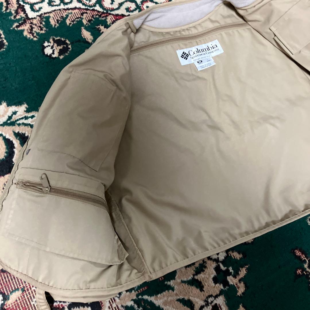 美品　Columbia コロンビア　フィッシングベスト　ボア