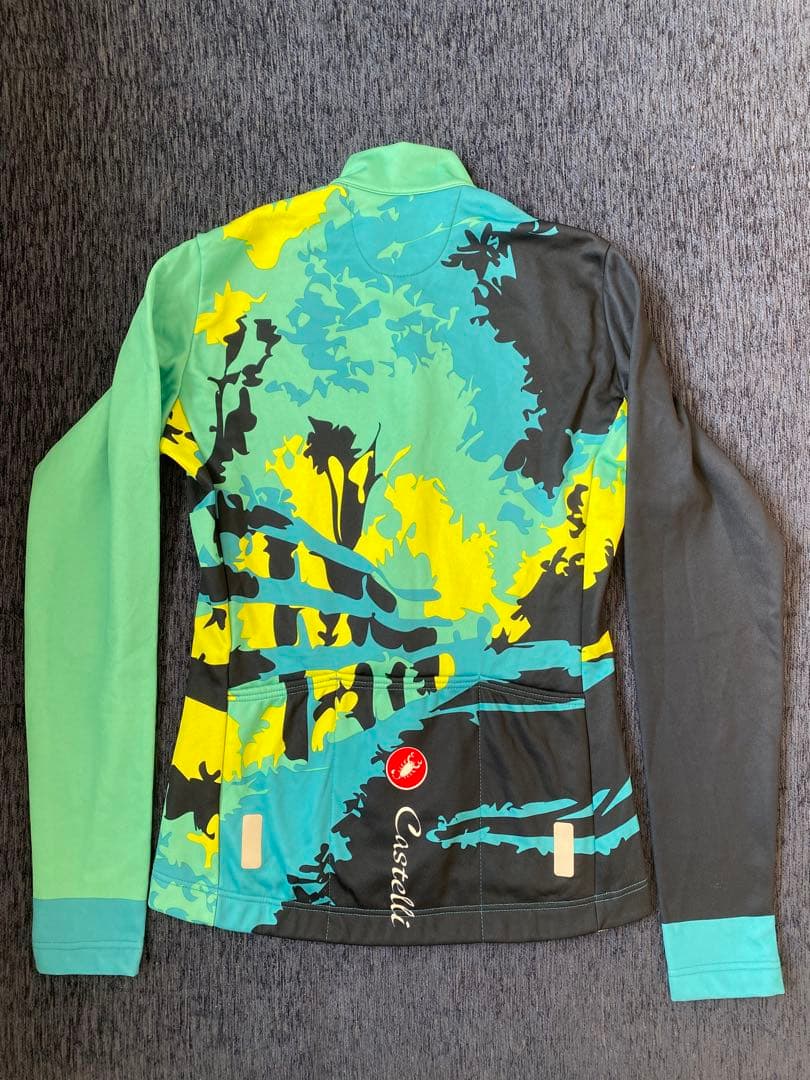 Castelli サイクルジャージ 青緑黒黄