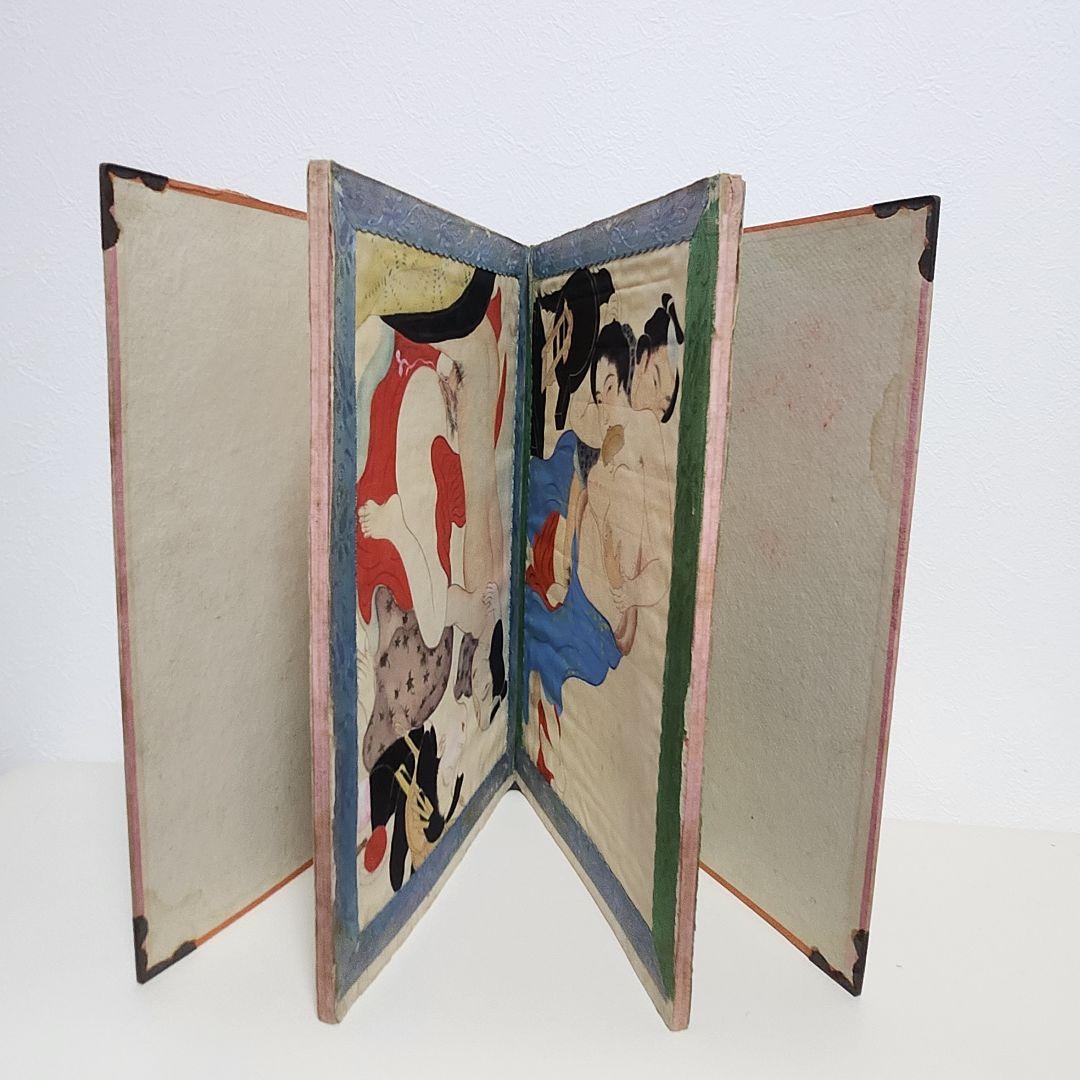 レトロ 春画 日本画 浮世絵 肉筆 骨董