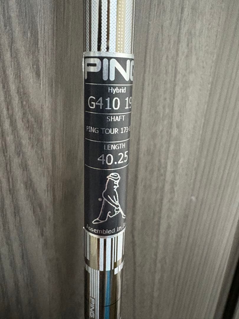PING G410 ユーティリティ 3U 19° PING TOUR R