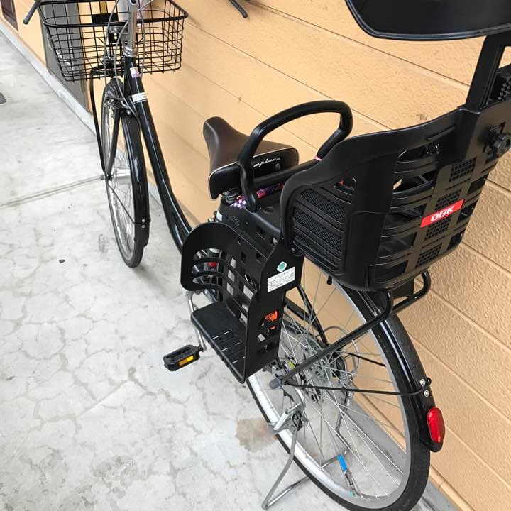 自転車本体 27\" bike with toddler seat at the back