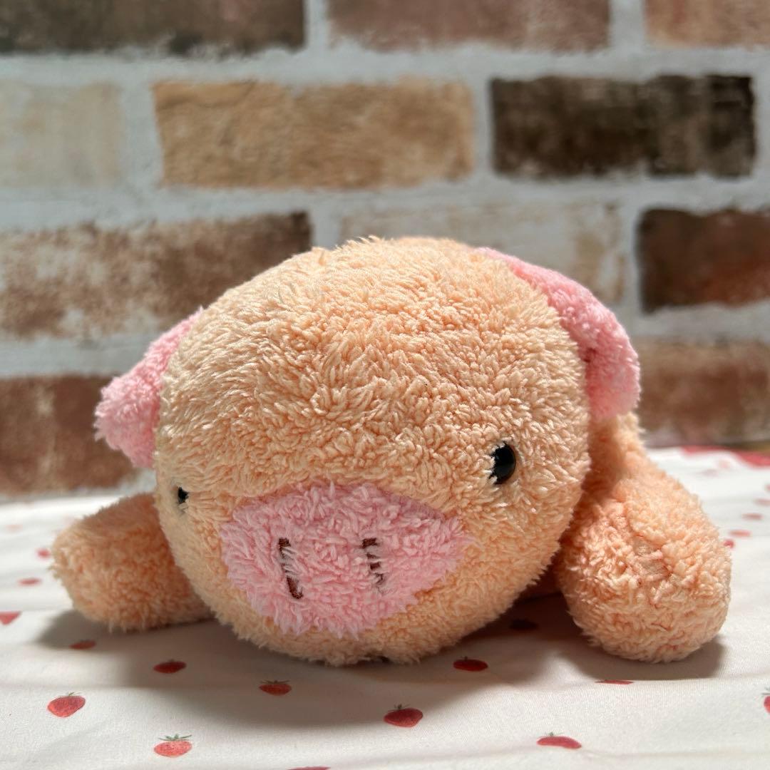 【タグ付き】フリッカ ぬくまろシリーズ ぶた ぬいぐるみ【希少】