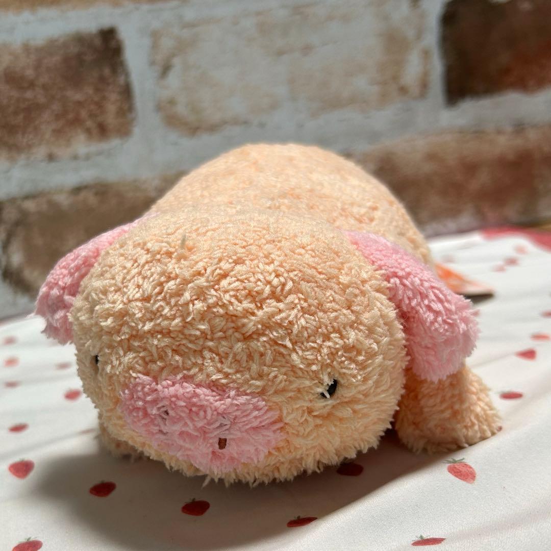 【タグ付き】フリッカ ぬくまろシリーズ ぶた ぬいぐるみ【希少】