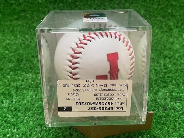 【18個限定】WBC2026侍JAPAN\"J\"オフィシャルレプリカボール限定品