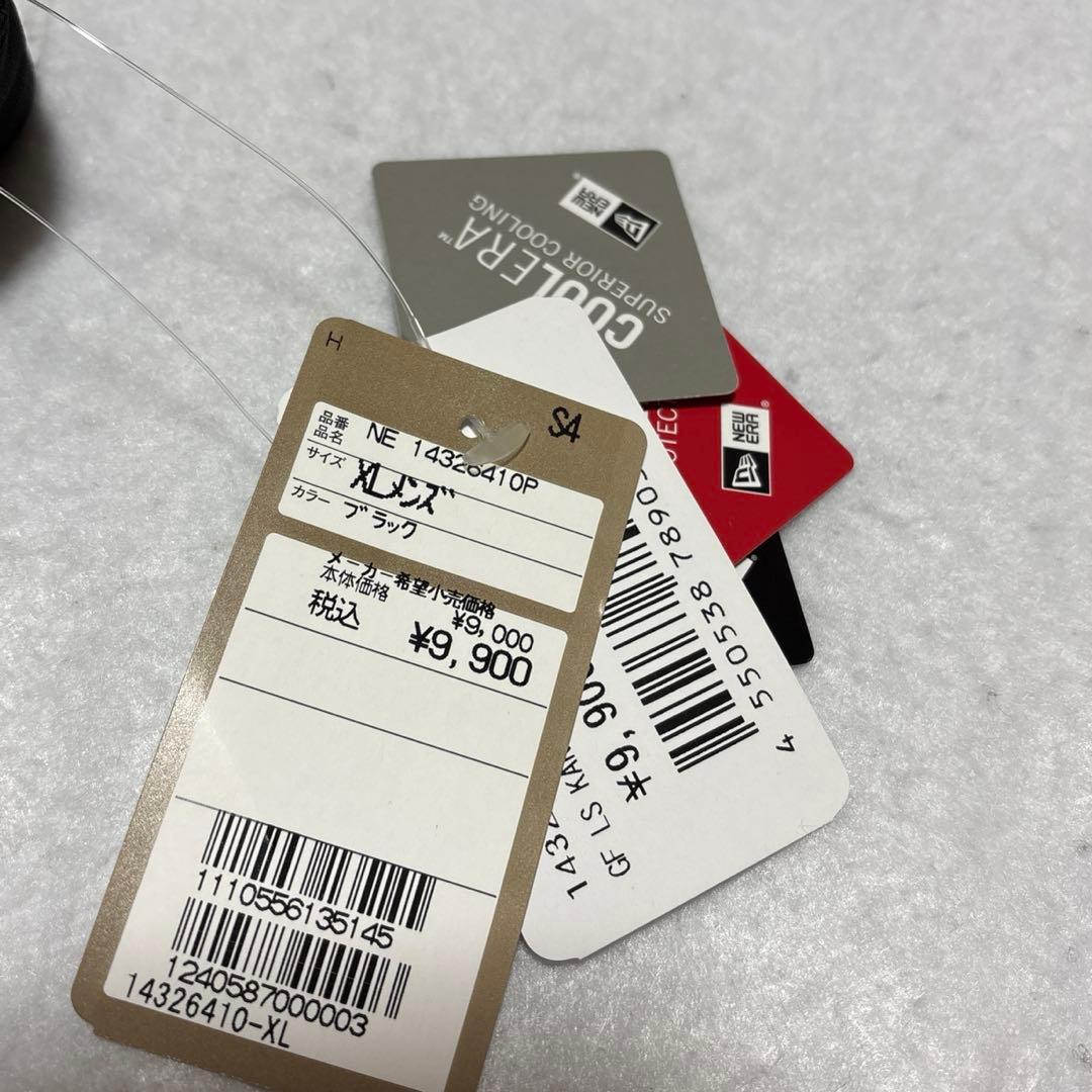 【新品】NEW ERA 長袖 鹿の子ボタンダウン ポロシャツ ボックスロゴ XL