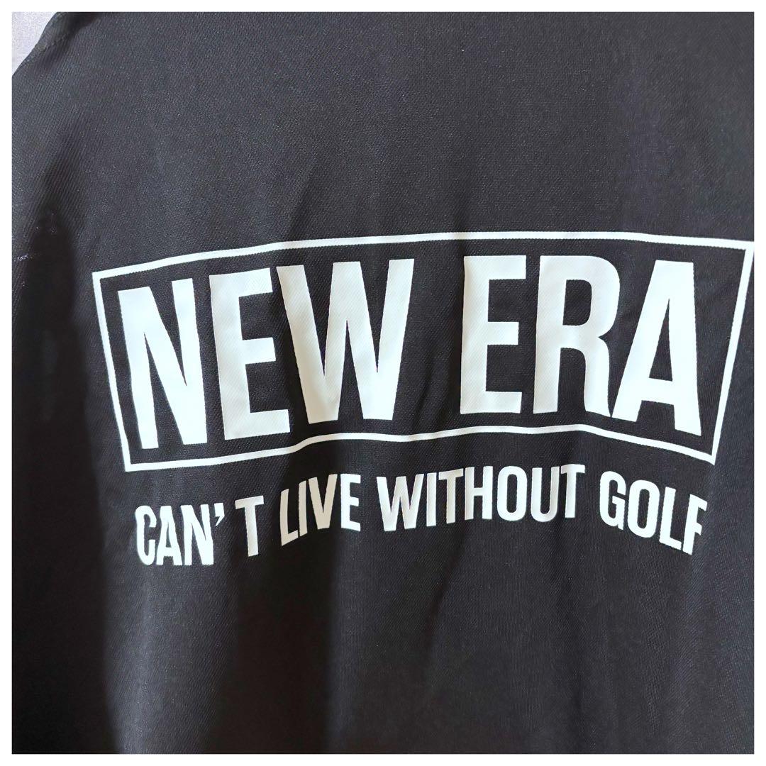 【新品】NEW ERA 長袖 鹿の子ボタンダウン ポロシャツ ボックスロゴ XL