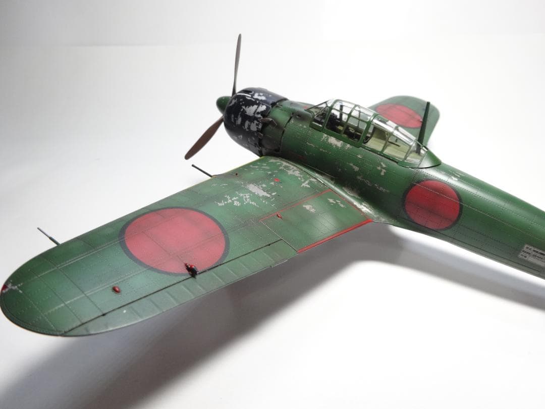 ファインモールド1/48「零戦52型三菱製」完成品