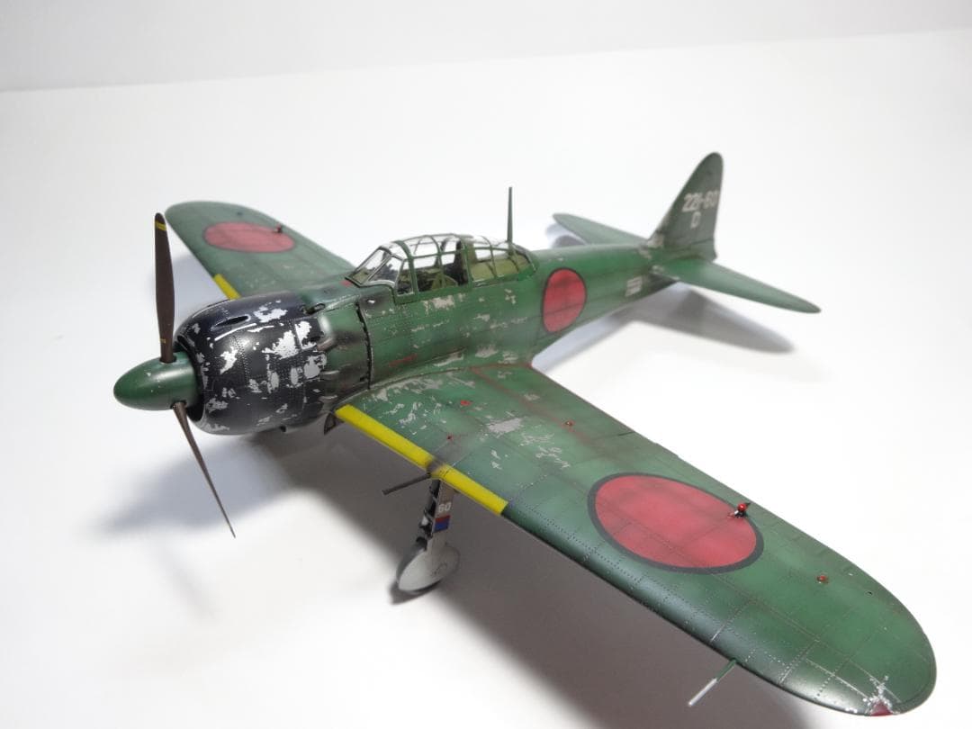 ファインモールド1/48「零戦52型三菱製」完成品