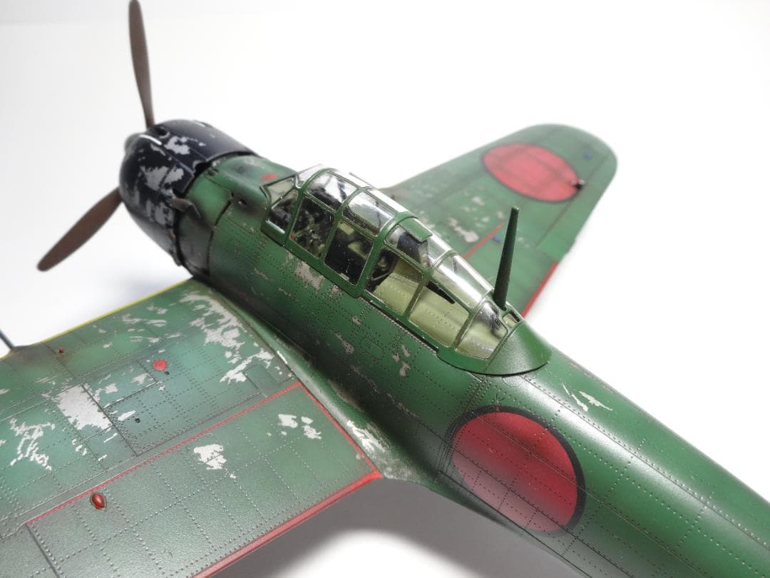 ファインモールド1/48「零戦52型三菱製」完成品
