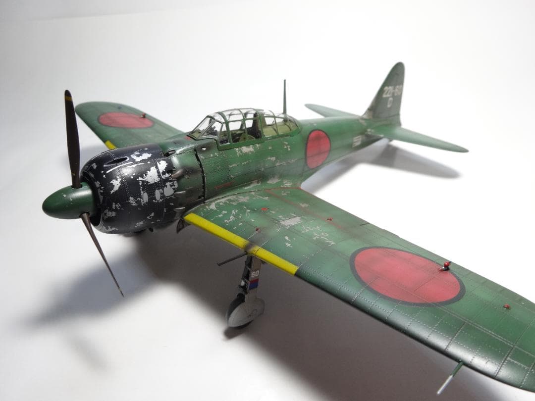 ファインモールド1/48「零戦52型三菱製」完成品