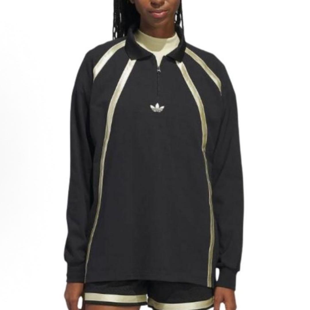海外限定2XL ADIDAS ラグビー ポロTシャツブラック　IR6377