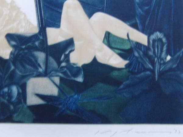 池田満寿夫、【七つの大罪「邪淫の罪」】、希少画集画