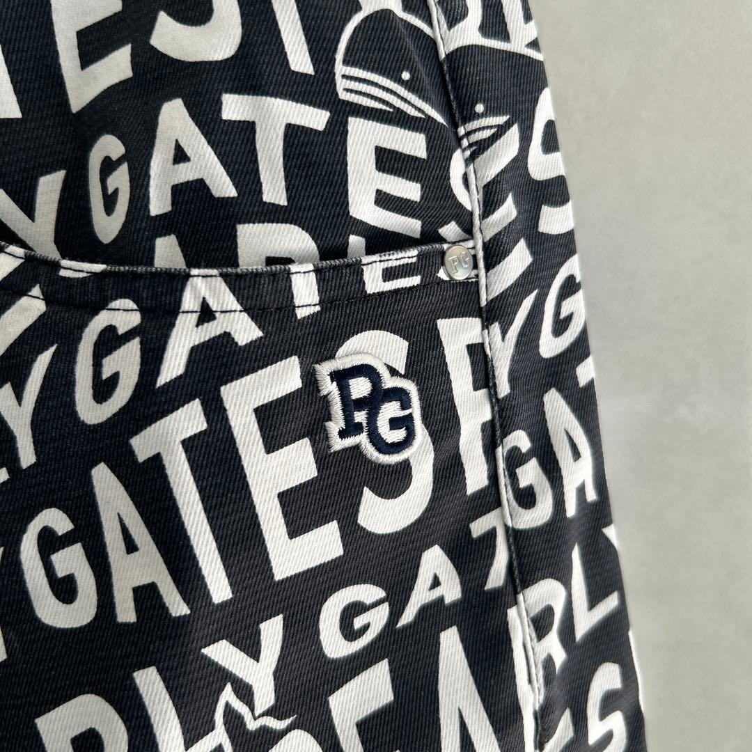 PEARLY GATES ロゴプリント パンツ　サイズ6